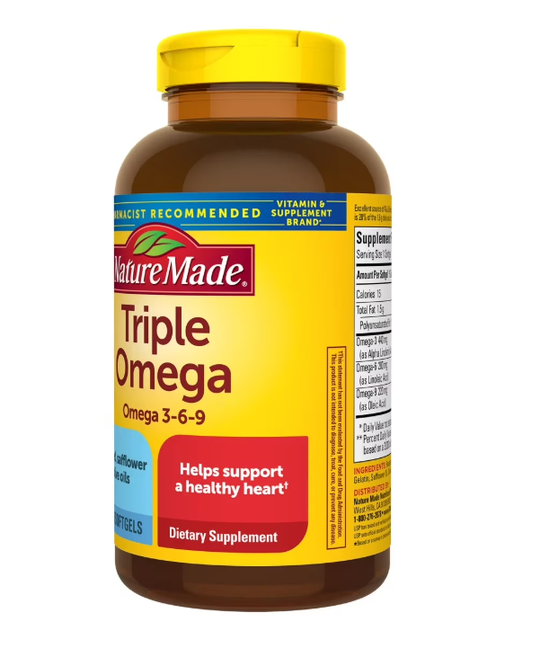 Nature Made Triple Omega, 180 Softgels
