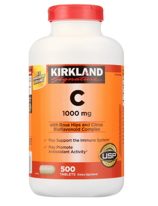 Kirkland Signature Vitamin C 1000 mg., 500 Tablets